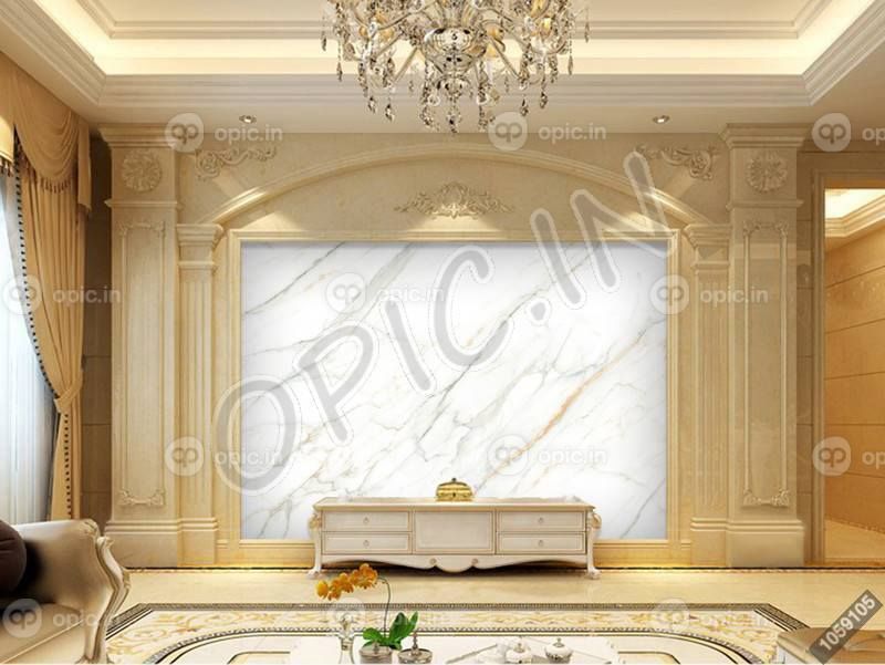 دانلود طرح کاغذ دیواری دیوار چینی مرمر سفید جاز سفید