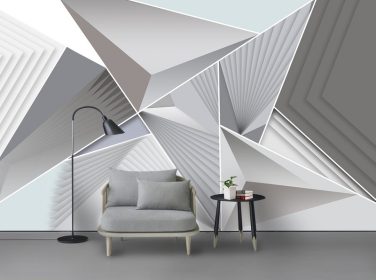 دانلود کاغذ مینیمالیستی مدرن برش مثلث پشته فضای کاغذ دیواری هندسی پس زمینه