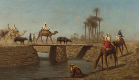 نقاشی کلاسیک A Bridge, High Egypt