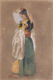 نقاشی کلاسیک زن یهودی جبل الطارق یا طنجه