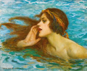 نقاشی کلاسیک A Little Sea Maiden
