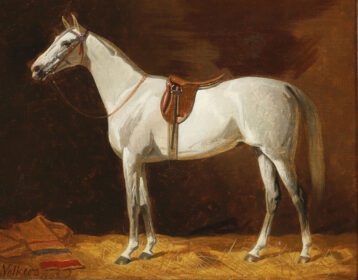 نقاشی کلاسیک A White Horse 1902