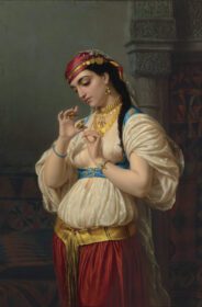 نقاشی کلاسیک Aimée، یک مصری جوان 1869