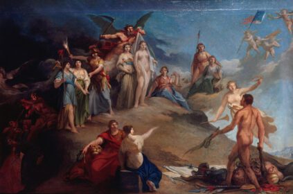 نقاشی کلاسیک Allégorie révolutionnaire 1790