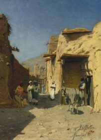 نقاشی کلاسیک خیابان عرب 1882