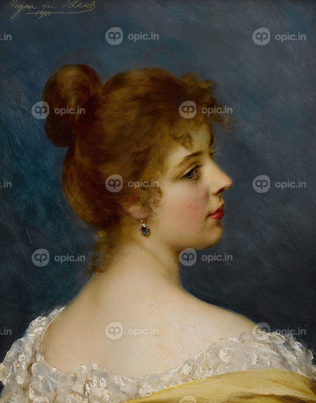 نقاشی کلاسیک An Italian Beauty 1900