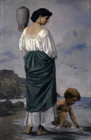 نقاشی کلاسیک در ساحل، Fisher Maiden In Antium 1870