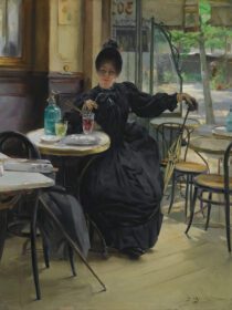 نقاشی کلاسیک Au Café
