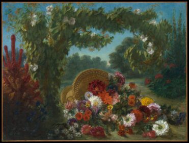 نقاشی کلاسیک سبد گل 1848-1849