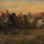 نقاشی کلاسیک یک صفوف مصری 1902