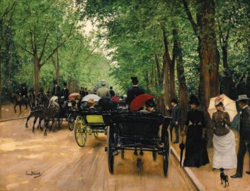 نقاشی کلاسیک Bois De Boulogne