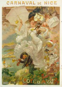 نقاشی کلاسیک Carnaval De Nice Cote D’azur بین 1880 و 1900