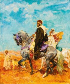 نقاشی کلاسیک Cavaliers Arabes Dans Le Desert