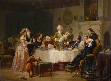 جشن نقاشی کلاسیک پس از غسل تعمید 1864