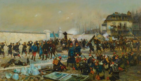 نقاشی کلاسیک Champigny Decembre 1870 1879