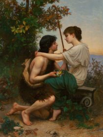 نقاشی کلاسیک Daphnis and Chloe 1893