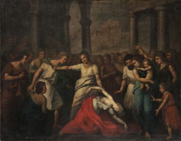 نقاشی کلاسیک مرگ ویرجینیا 1816