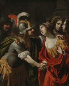 نقاشی کلاسیک Dido و Aeneas در حدود 1630