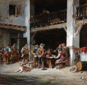 نقاشی کلاسیک En La Posada In The Tavern 1890