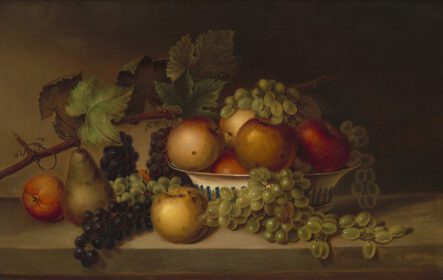 نقاشی کلاسیک میوه ج
