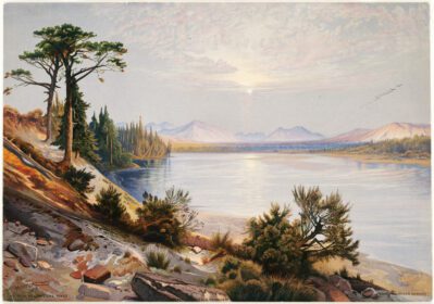 نقاشی کلاسیک Head of Yellowstone River ca
