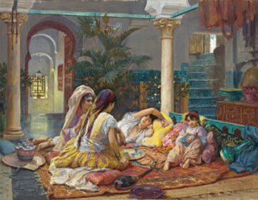 نقاشی کلاسیک در حرمسرا 1894