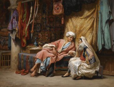 نقاشی کلاسیک در بازار، تونس 1874