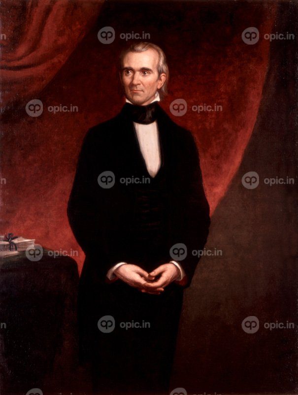 نقاشی کلاسیک جیمز ناکس پولک 1858