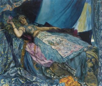 نقاشی کلاسیک La Princesse Bleue