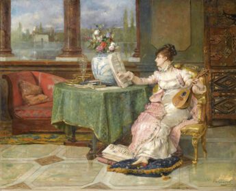 نقاشی کلاسیک La sonata