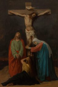نقاشی کلاسیک Le Christ sur la Croix، Jésus crucifié 1856