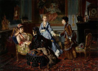 نقاشی کلاسیک Le Jour de Madame 1875