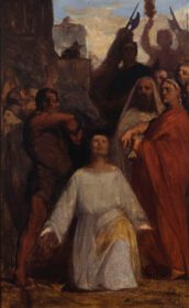 نقاشی کلاسیک Le Martyre de Saint Christophe 1843