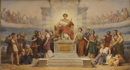 نقاشی کلاسیک Le triomphe de la Ville de Paris 1842