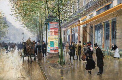 نقاشی کلاسیک Les Grands Boulevards Café Américain