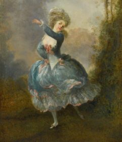 نقاشی کلاسیک Mademoiselle Duthé Dancing Rosalie Gérard، 1752