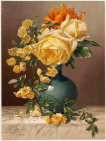 نقاشی کلاسیک Marchal Niel Roses 1883