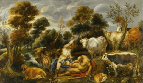 نقاشی کلاسیک مرکوری، آرگوس و آیو