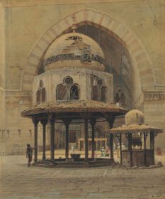 نقاشی کلاسیک مسجد سلطان حسن، قاهره 1878