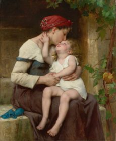 نقاشی کلاسیک مادر با کودک 1894
