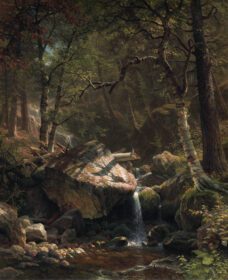 نقاشی کلاسیک Mountain Brook 1863