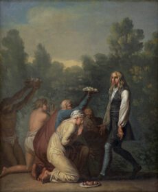 نقاشی کلاسیک نیلز کلیم ادای احترام کوامیت ها را دریافت می کند 1785 – 1789