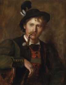 نقاشی کلاسیک Portrait eines jungen Tirolers 1897