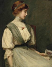 نقاشی کلاسیک پرتره نورا آلن 1910