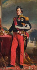 نقاشی کلاسیک پرتره پادشاه فرانسه لویی فیلیپ دورلئان