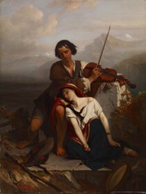 نقاشی کلاسیک قدرت موسیقی 1852