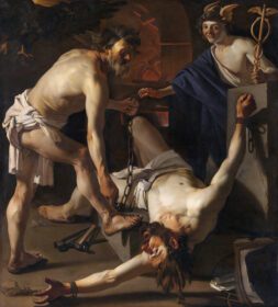نقاشی کلاسیک Prometheus Being Chained by Vulcan 1623