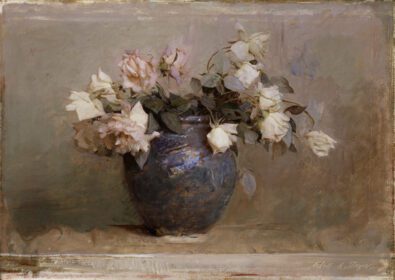 نقاشی کلاسیک گل رز 1890