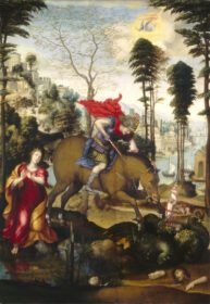 نقاشی کلاسیک سنت جورج و اژدها احتمالاً 1518