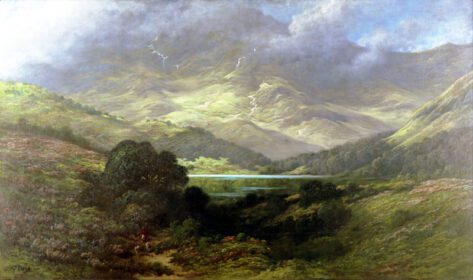 نقاشی کلاسیک ارتفاعات اسکاتلند
